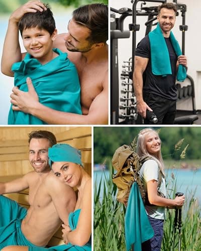 Fit-Flip Swimming towel – quick dry microfibre beach towel — view 5