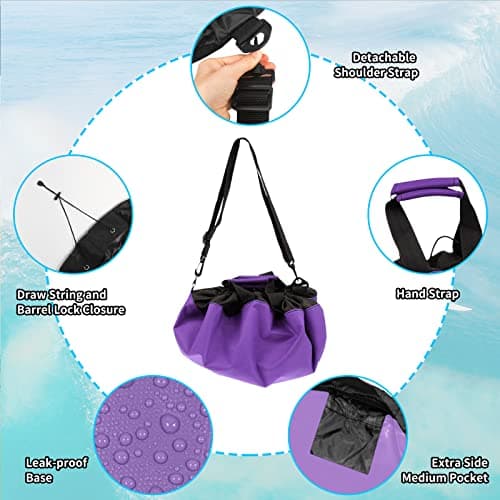Wetsuit Changing Mat, Durable Waterproof Outdoor Changing Bag for Beach — view 4