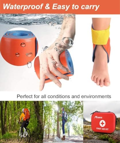 ROOBUCK First Aid Splint 36x4.3inch – Portable Aluminum Emergency Splint for Arm, Leg, Wrist & Finger Injuries – Lightweight Support for Outdoor, Hiking, Camping, Travel & Home — view 4