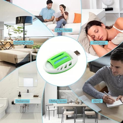 2 PCS Portable USB Mosquito Kil/ler with 120 Repellent Tab/lets,USB Mosquito Repellent Plug In,Portable Safety Summer Sleep Insect repellent,Electric Mosquito Repeller,Indoor Insect Repellent — view 5