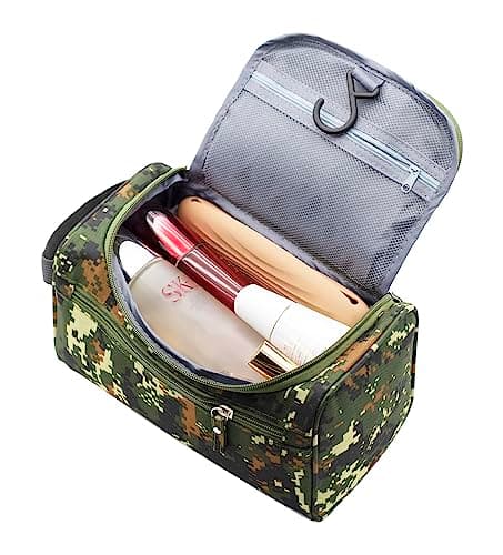 ONEGenug Toiletry Bag Travel Toiletry Bag Men & Women Cosmetic Bag for Hanging Wash Bag for Boys and Girls, Mosaic, Practical — view 5
