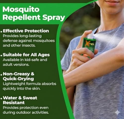 Mosquito & Insect Repellent Spray 70ml 3-Pack - Exclusive AG Total Health Bundle — view 6