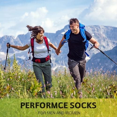 SukModen Merino Wool Socks for Men, 3 Pairs Thermal Winter Hiking Socks Thick Warm Boot Socks for Cold Weather — view 6