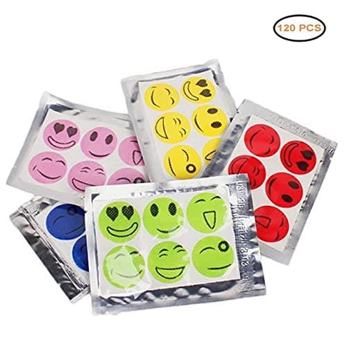 Mosquito Repellent Stickers,Mosquito Patch Stickers for Adults & Kids, DEET Free Natural Plant Based Ingredients, Insect Patches with Citronella Oil, Resealable Travel Bag for Outdoors (120pcs) — view 2