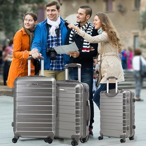 RMW Suitcase 2 Piece Cabin 20" Carry On Hand Luggage Hard Shell — view 5