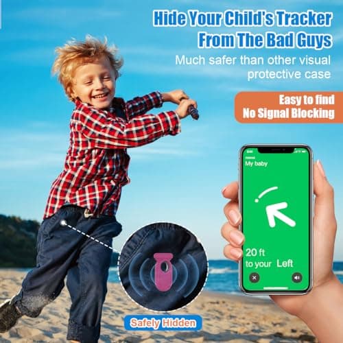 [2Pcs] for Galaxy SmartTag2 Case with Invisible Pin, Full Protective Anti-Slip Soft Silicone Case for Samsung Galaxy Smart Tag 2 for Kids Pet Clothing Backpack Luggage (Turquoise + Rose Red) — view 4
