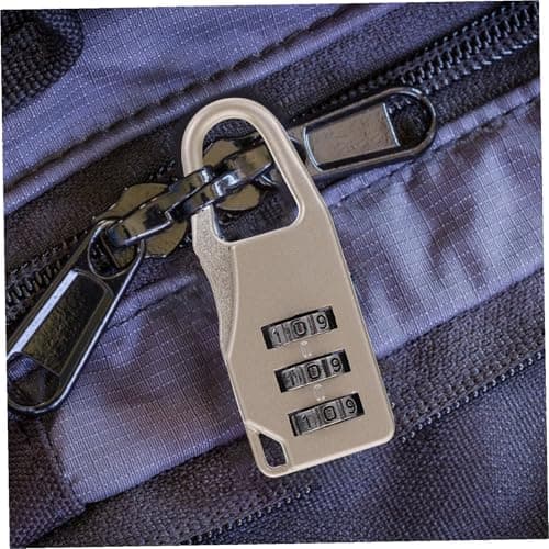 HANABASS Anti-Theft Password Lock Mini Digit Lock for Suitcase Luggage Travel Bag Gym Locker Security Combination Padlock Iron Construction with Code Modification Function — view 6