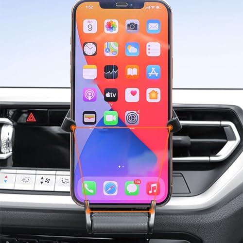 LUCKKY Racing Seat With Safety Belt, Car Phone Holder, 2024 New Air Vent Mount, 360° Rotation Universal Cradle for Cars (Red) — view 5