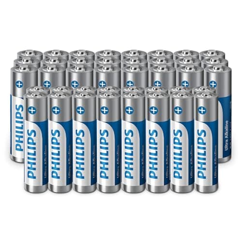 Philips Ultra Alkaline AA/AAA Batteries Combo - Versatile for All Devices, Pack of 40