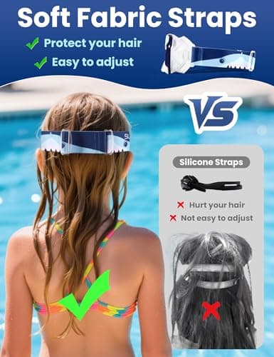Supertrip Kids Swimming Goggles with Nose Cover for Ages 6-14 — view 4