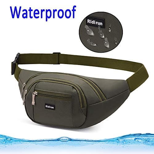 Waterproof bumbags and Fanny Packs for Women Men Hiking Running Travel Dog wolking Waist Bag for Women Men Ladies Boys Waterproof for Outdoor Sport — view 5