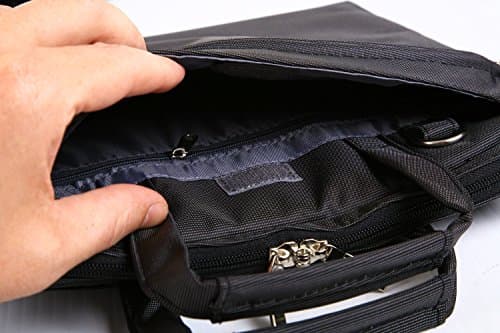 Navitech Red Sleek Premium Water Resistant Shock Absorbent Carry Bag Case Compatible With The HP EliteBook Folio 1020 G1 Bang & Olufsen Edition — view 3