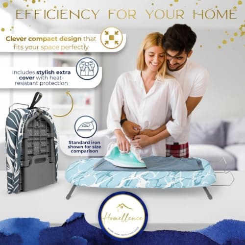 Homellence Table Top Ironing Board UK 2026 - Small Folding Ironing Board — view 4