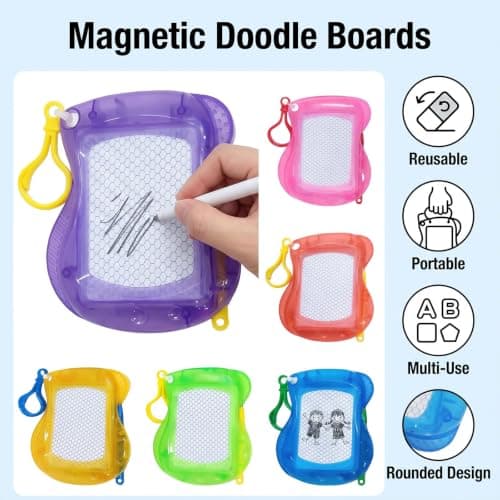 YcsRnn 6 Pack Mini Dot Art Drawing Boards for Kids — view 3