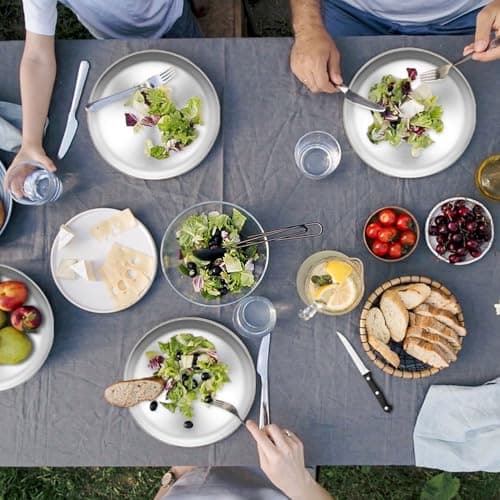 Camping Cutlery Set for 4 Person, 20pcs Stainless Steel Portable Tableware — view 6