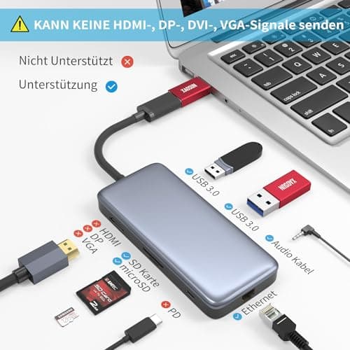 XAOSUN 10Gbps USB A to USB C Adapter, 3.2 USB to USB C Adaptor, Red 2-Pack — view 4