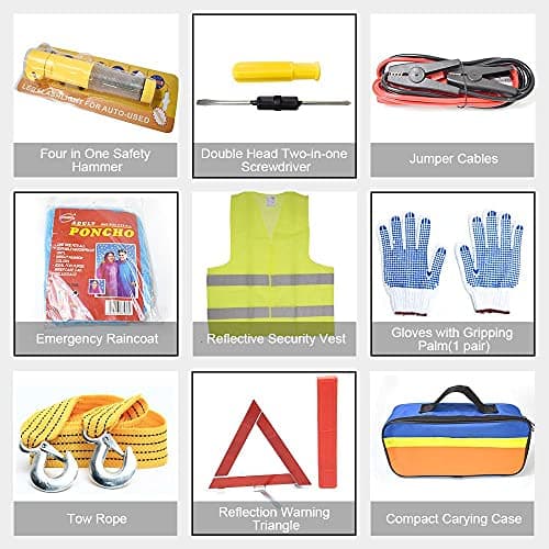 Car Emergency Breakdown Safety Kit Accessory for Truck,SUV — view 2
