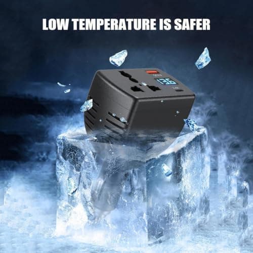 Car Outlet Adapter 150W DC 12V To AC 220V Fast Charging Inverter with USB-C — view 5