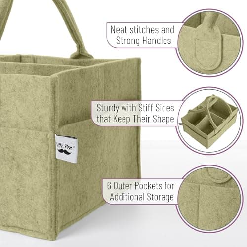 Mr. Pen- Baby Diaper Caddy Organizer, Car Caddy, Portable Organizer for Changing Table, Nursery — view 3