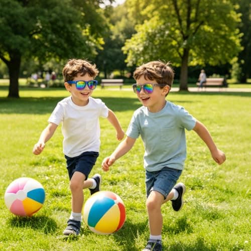 Gobiufy 3 Pair Kids Sunglasses Set Boys Sunglass Toddler Sunglasses — view 3