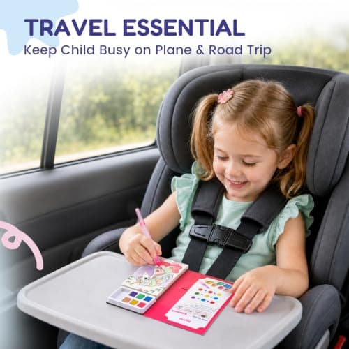 JoyCat 2 Pack Pocket Paint with Water Coloring Books for Kids — view 3
