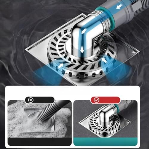 Washing Machine Floor Drain Connector, For 20-32mm Pipes, 3 Pack Teal — view 2
