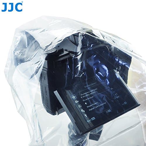 JJC Disposable Camera Rain Cover 2 Pack for Mirrorless and DSLR Cameras — view 5