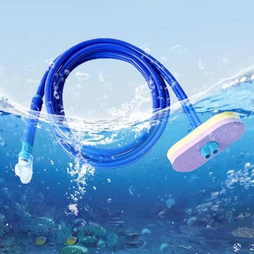 Diving Snorkel Breathing Tube, Foldable Breathing Tube for Diving Training, Easy Breathing Snorkeling Tube Lightweight Single Tube Snorkel for Spearfishing Swim Training Equipment (Double tube, 3m) — view 2