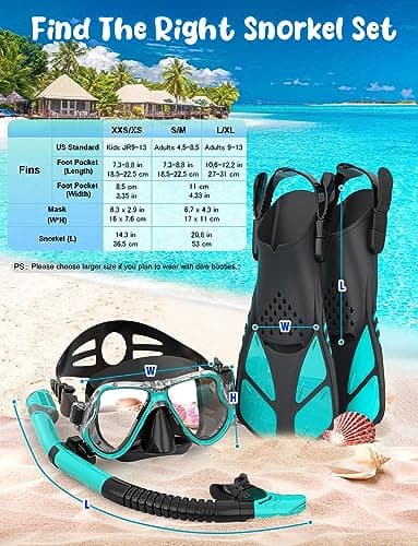 Zenoplie Snorkel Set Adults, with Flippers — view 5