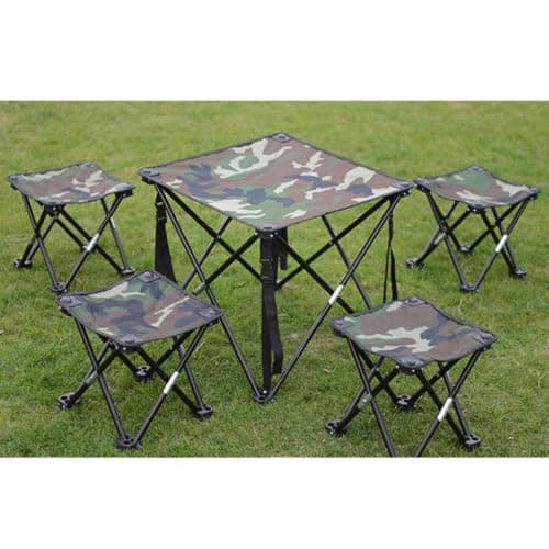 Portable Fishing Folding Chair in Iron and Oxford Cloth for Travel — view 4