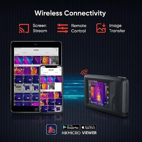 HIKMICRO PocketE Thermal Camera with Visual & Wi-Fi, 240x240 SuperIR — view 2
