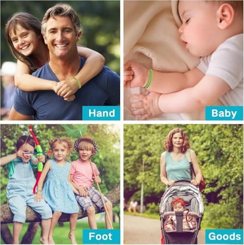 Leikedun 5 Pack Mosquito Repellent Bracelet Leather Adjustable — view 6