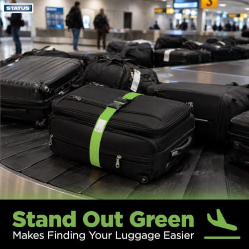 STATUS Green Luggage Strap — view 3