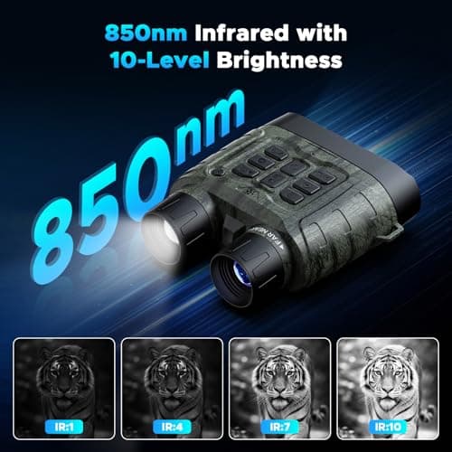 4K Night Vision Goggles, 112MP Infrared Night Vision Binoculars — view 4