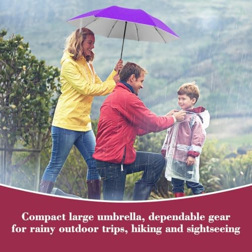 NICEMOVIC 24 Packs Bulk Umbrellas,Windproof Folding Compact Umbrella Bulk for Rain UV Sun, Colorful Portable Pack Lightweight Travel Mini Umbrella for Kids Women Men Teens — view 6