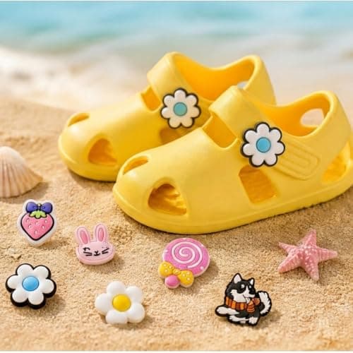 Sandal Charms for Girls, Designed for Ten Little Splash Sandals, 12 Pack — view 3