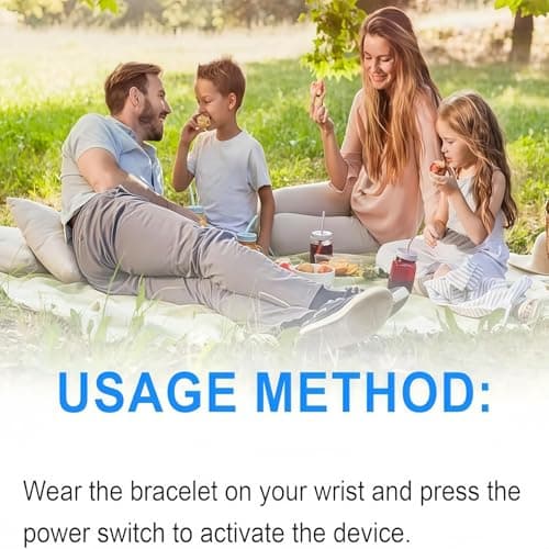 Ultrasonic Mosquito Repellent Bracelet,Electronic Insect Repeller Watch, Rechargeable Anti Mosquito Bracelet,Ultrasonic Insect Repellent Bands for Outdoor,Electronic M/osquito R/epellent(Beige) — view 5
