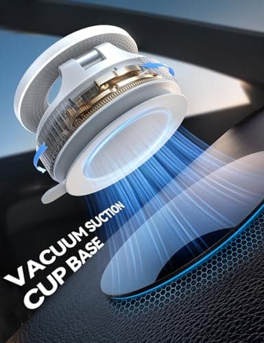 JOYROOM Magsafe Suction Cup Phone Mount, Vacuum Magnetic Phone Holder for Car, 360° Metal Strut Magsafe Car Mount for iPhone 16 Pro Max Plus/iPhone 15 14 13 12 & Android Magsafe Case — view 2