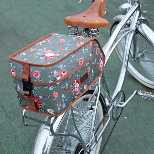 Waterproof Canvas Bicycle Pannier Bike Rear Rack Insulated Trunk Cooler Bag — view 6
