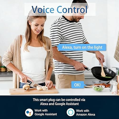 ANTELA Smart Plug with Energy Monitoring, Alexa Voice Control, 2,4GHz WiFi Plug, Smart Life APP Wireless Remote Control and Timer Function, Work with Alexa and Google Home, 13A (4 Packs) — view 4