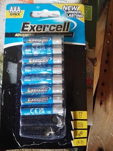 Exercell Advanced AAA Batteries, 10-Pack, Supercharged, Longer Lasting for remote control batteries can last 2-3 years. — view 3