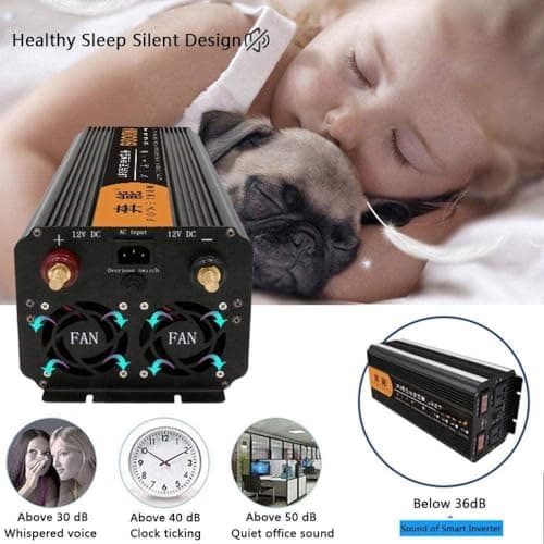 Pure Sine Wave Inverter 15000W Power Converter - Reliable Voltage Converter for High Capacity Usage — view 2