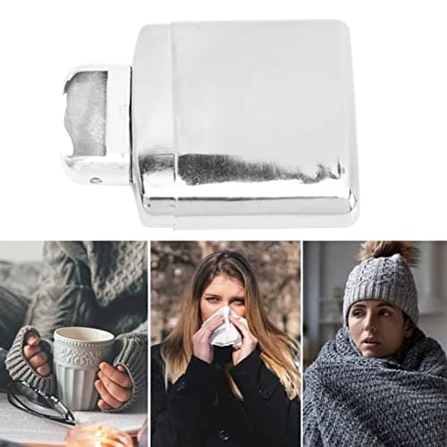 GLOGLOW Hand Warmers Pocket Warmer Stainless Steel and Aluminum Slim Design Fireless Heat for Outdoor Cold Weather Travel Camping Hiking Liquid Fuel Hand Warmer Refillable Metal — view 3