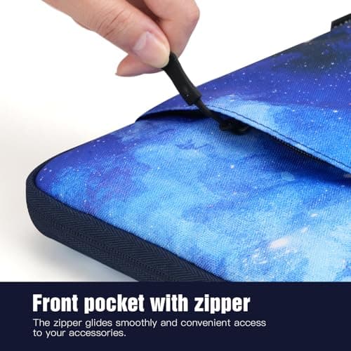 TiMOVO 9-11" Tablet Sleeve Bag, Blue Starry Sky — view 3