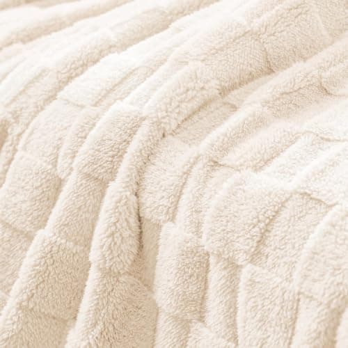 Exclusivo Mezcla Checkered Fleece Queen Size Blanket for Bed, 230x230 CM — view 6
