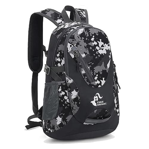 Bseash Small 15-20L Outdoor Hiking Backpack, Lightweight Waterproof Travel Daypack for Kids Girls Boys Camping Cycling Riding