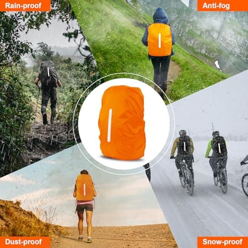 LAMA 2 Pack Waterproof Backpack Rain Cover for Size M 30L–40L Rucksack — view 6
