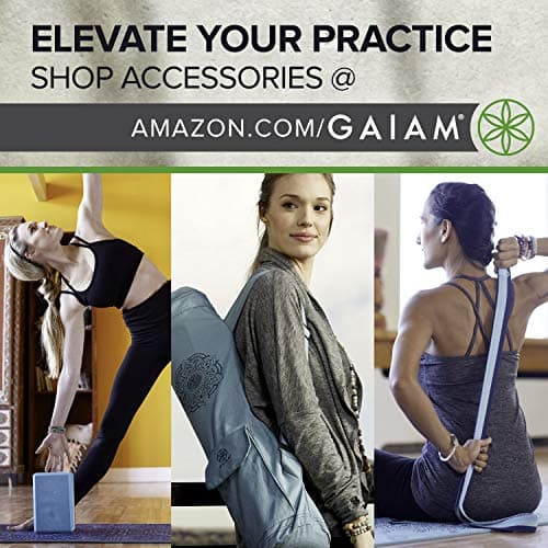 Gaiam Yoga Mat Folding Travel Fitness & Exercise Mat | Foldable Yoga Mat for All Types of Yoga, Pilates & Floor Workouts, Be Free, 2mm, 68"L x 24"W x 2mm Thick — view 5