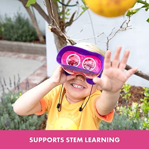 Learning Resources GeoSafari Jr. Kidnoculars Pink Binoculars For Toddlers & Kids, Gift for Toddlers Ages 3+, Childrens Binoculars, Outdoor Play, EYFS Outdoor Resources. — view 5