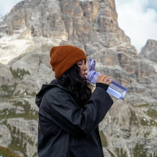 Sparrow Water Bottle with Straw - Tritan Plastic Drinks Bottles - 500ml — view 6